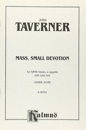 Mass, Small Devotion: SSATB, a cappella (Latin Language Edition) (Kalmus Edition) (Latin Edition),Used