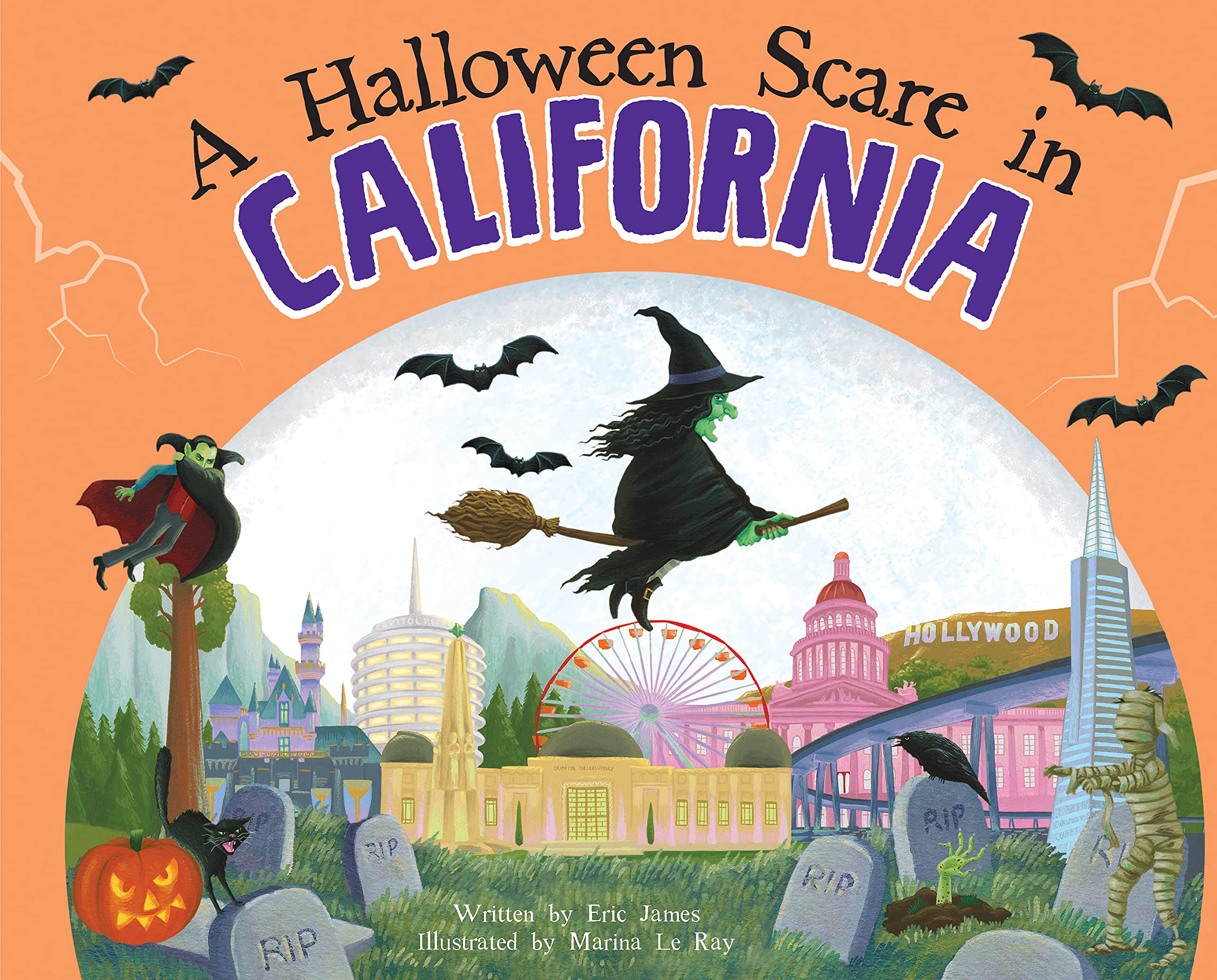 A Halloween Scare in California: A TrickorTreat Gift for Kids,Used