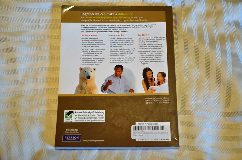 Exploring Biological Anthropology: The Essentials (2nd Edition,Used