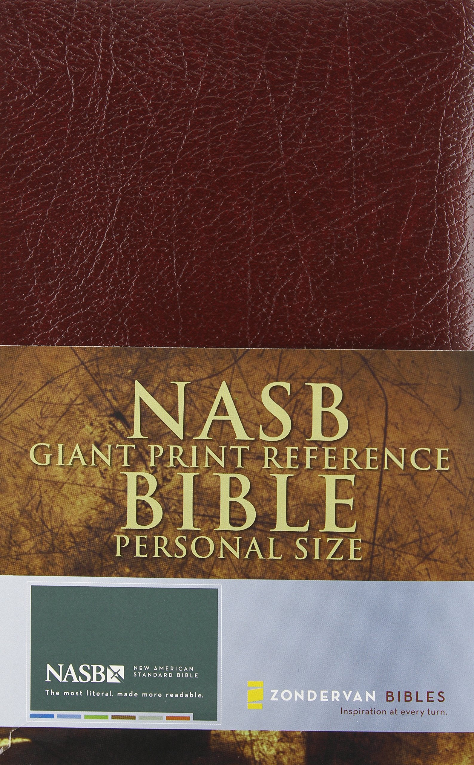 NASB Giant Print Reference Bible, Personal Size,Used