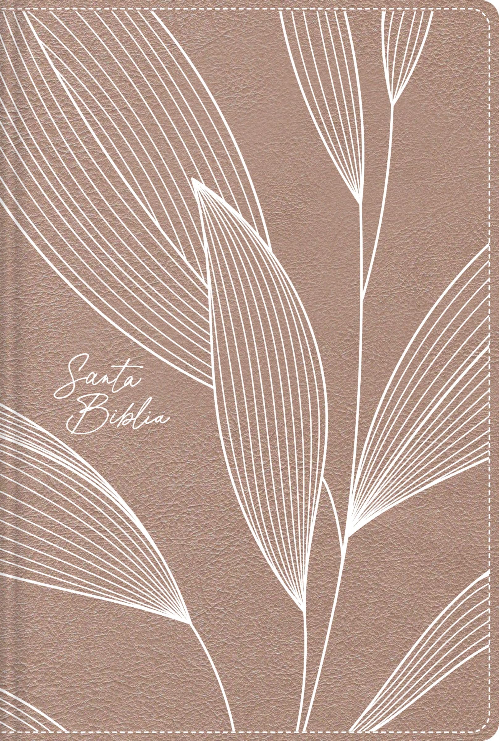 Nbla, Santa Biblia, Edicin Versificada, Tamao Bolsillo, Leathersoft, Con Cierre, Oro Rosa, Palabras De Jess En Rojo, Comfort Pri