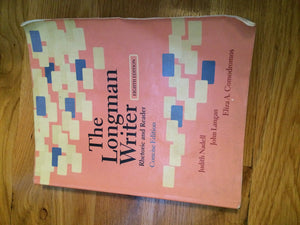 Longman Writer, The, Concise Edition: Rhetoric and Reader,Used