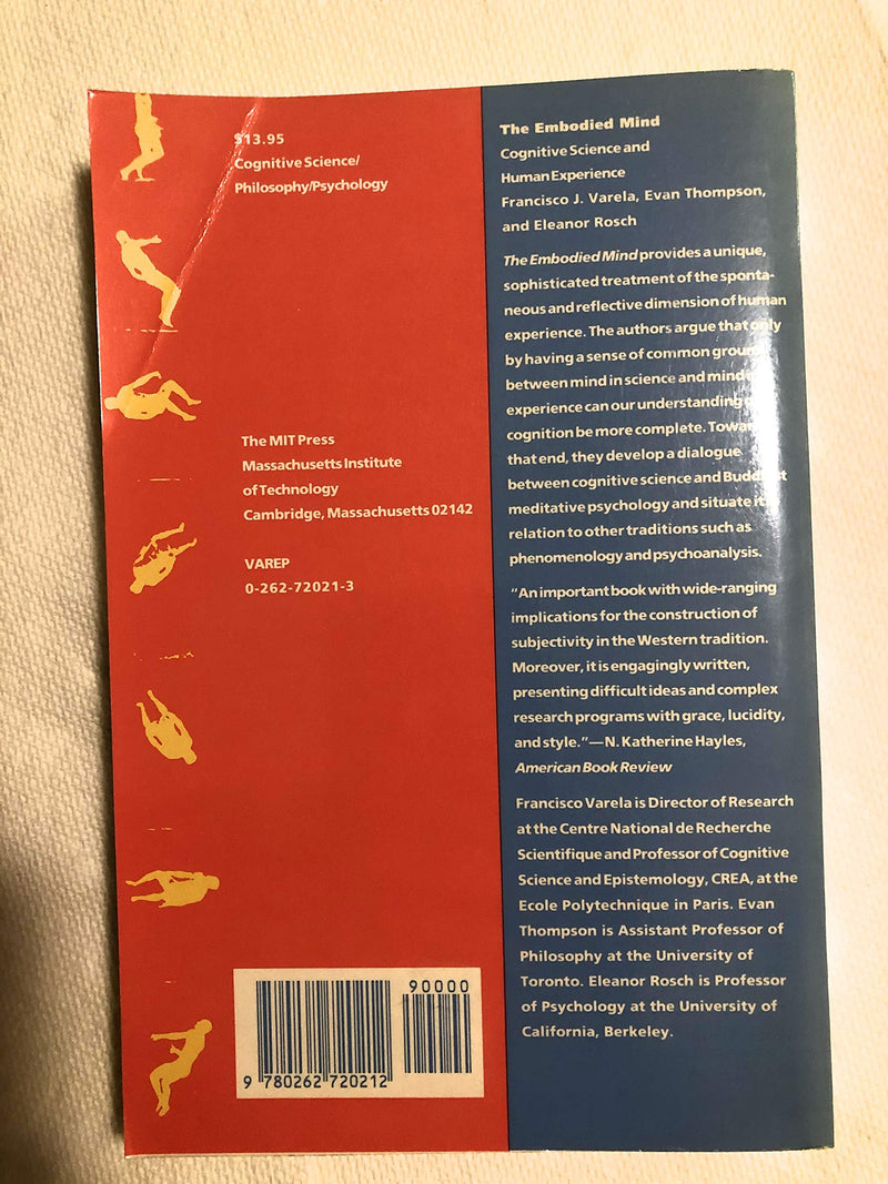 The Embodied Mind: Cognitive Science and Human Experience,Used