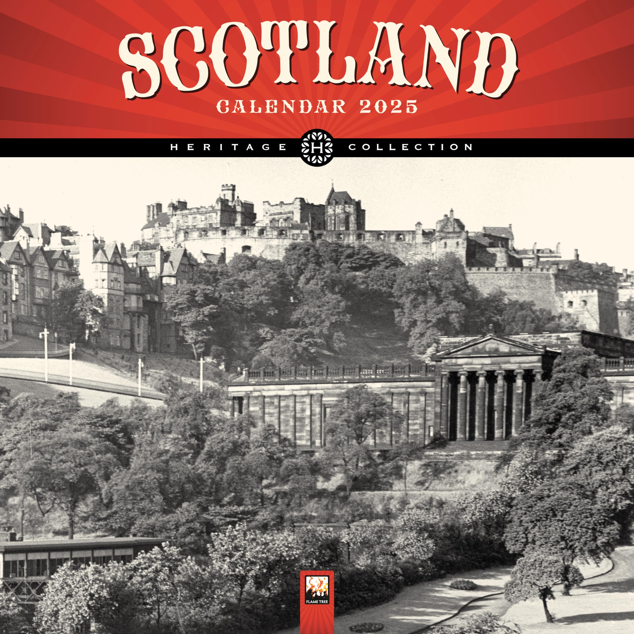 Scotland Heritage Wall Calendar 2025 (Art Calendar),New