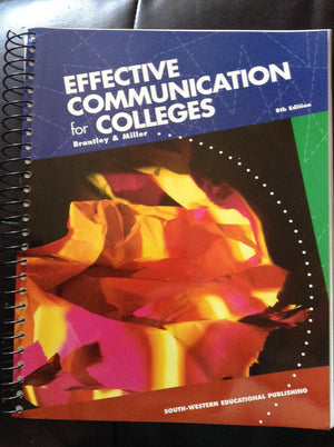 Effective Communication for Colleges,Used