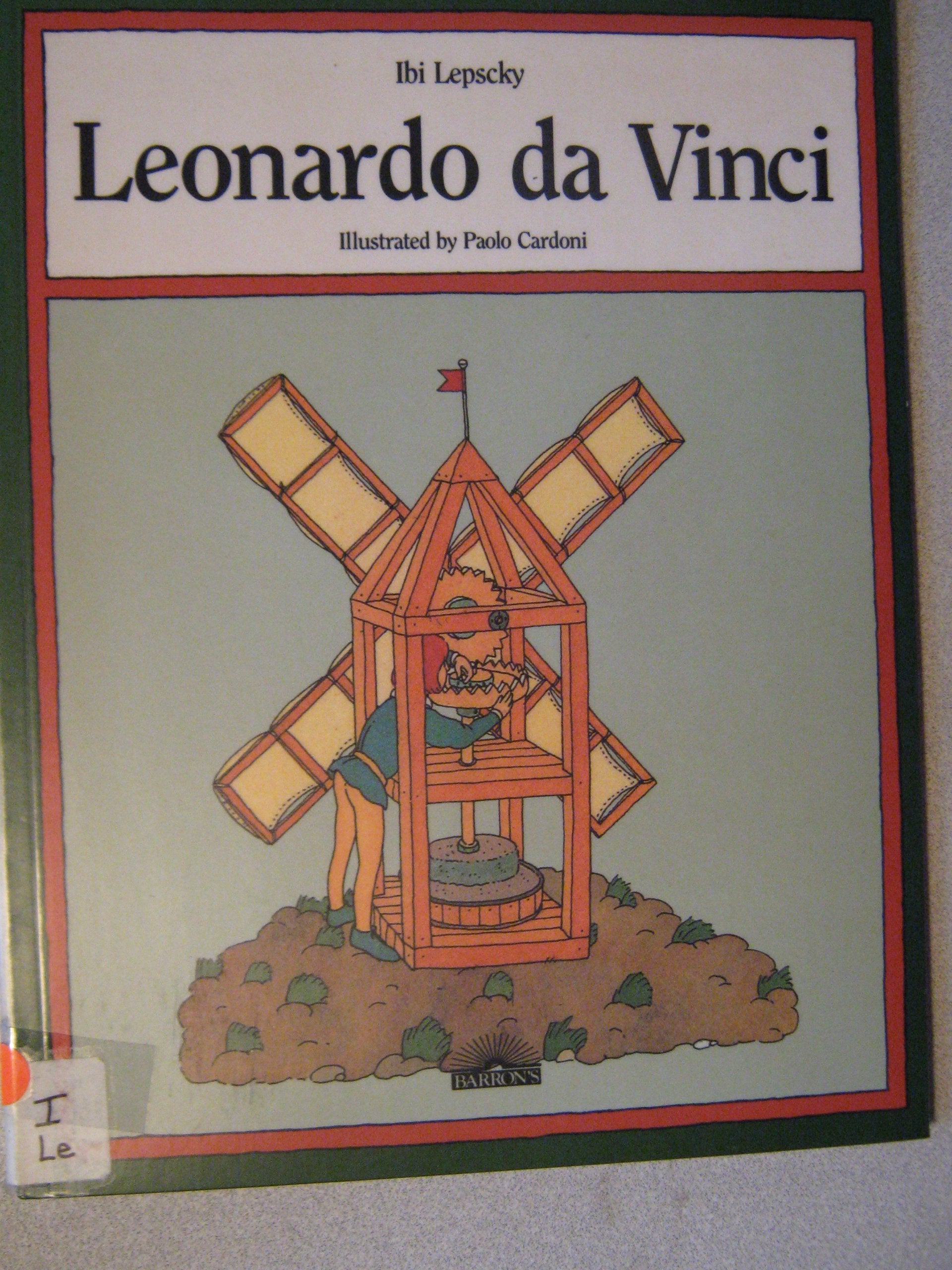 Leonardo Da Vinci (Famous People Series) (English And Italian Edition),Used