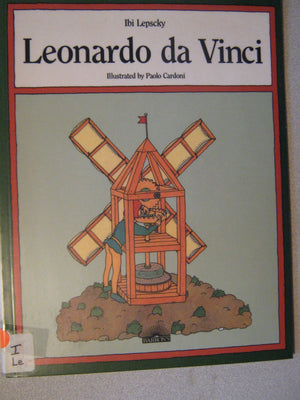 Leonardo Da Vinci (Famous People Series) (English And Italian Edition),Used