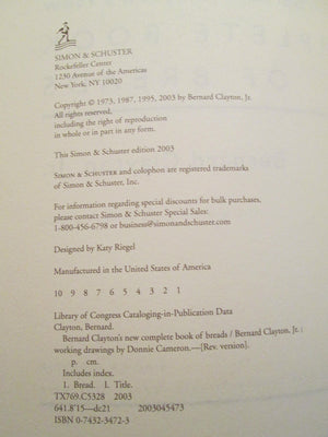 Bernard Clayton's New Complete Book of Breads, Soups and Stews,Used