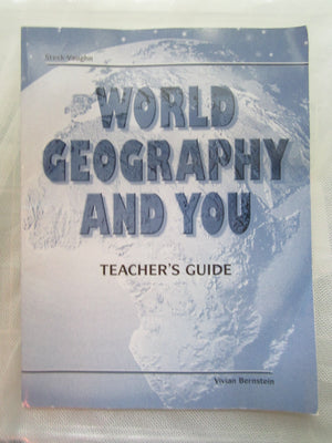 World Geography and You Teacher's Guide,Used