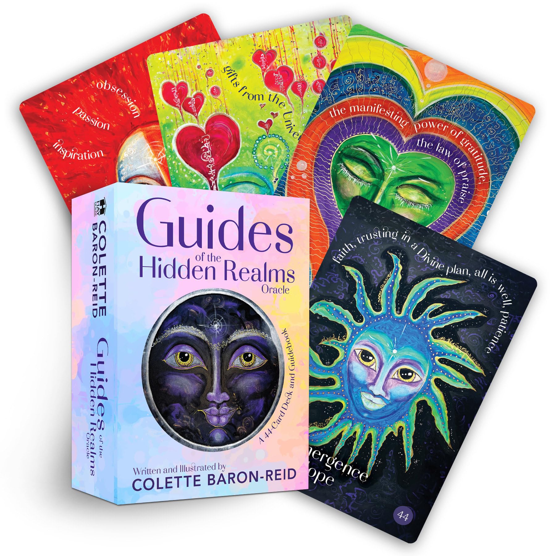 Guides Of The Hidden Realms Oracle: A 44Card Deck And Guidebook,Used