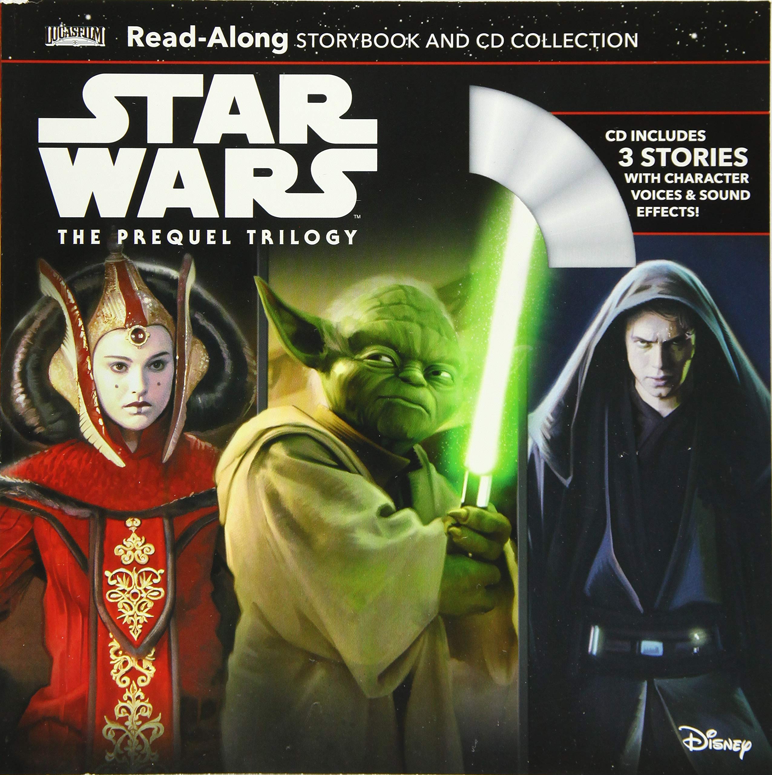 Star Wars The Prequel Trilogy Readalong Storybook & Cd Collection (Readalong Storybook And Cd),Used