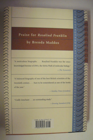 Rosalind Franklin: The Dark Lady Of Dna,Used
