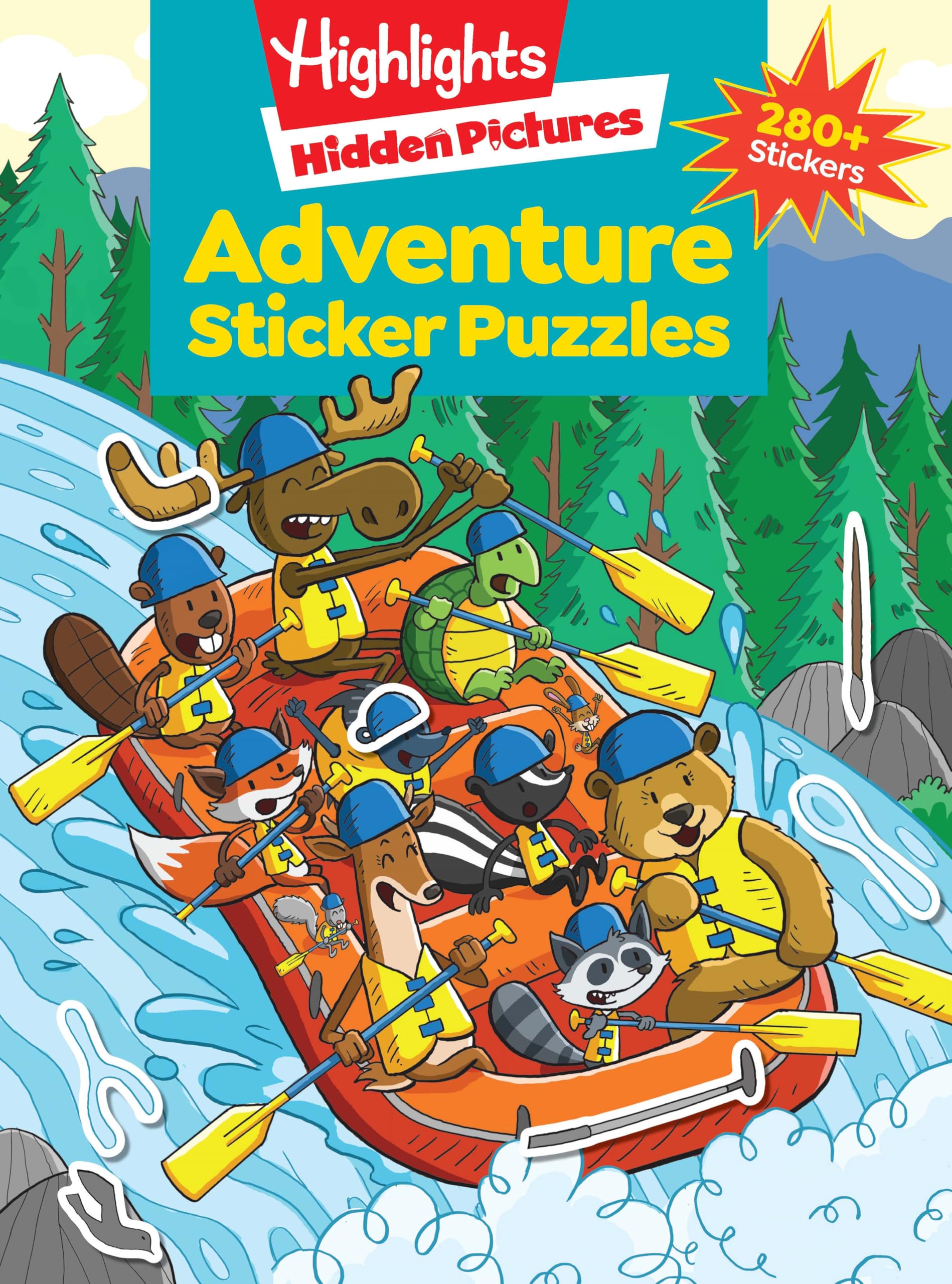 Adventure Puzzles (Highlights Sticker Hidden Pictures)