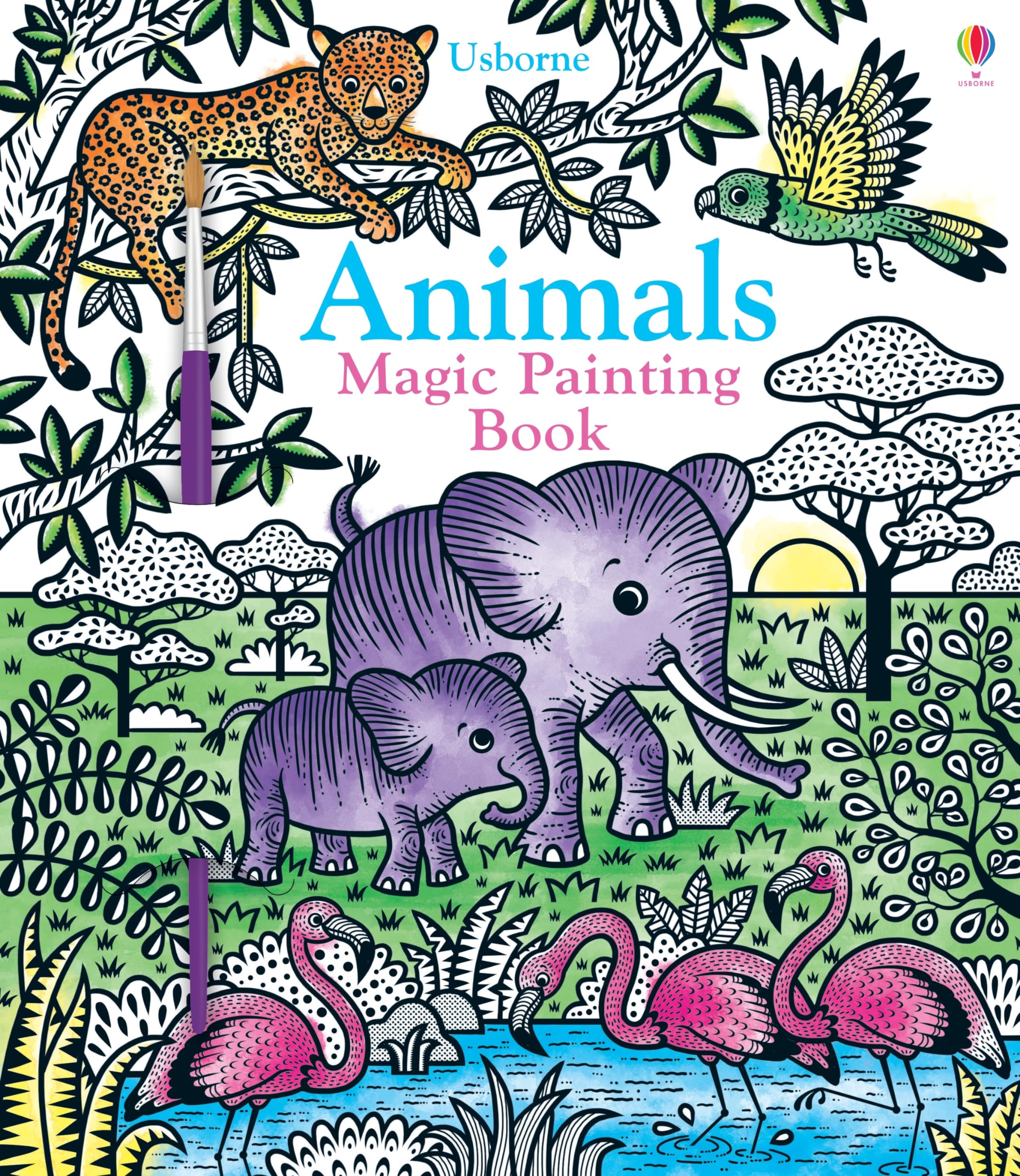 Animals Magic Painting Book (Magic Painting Books),New