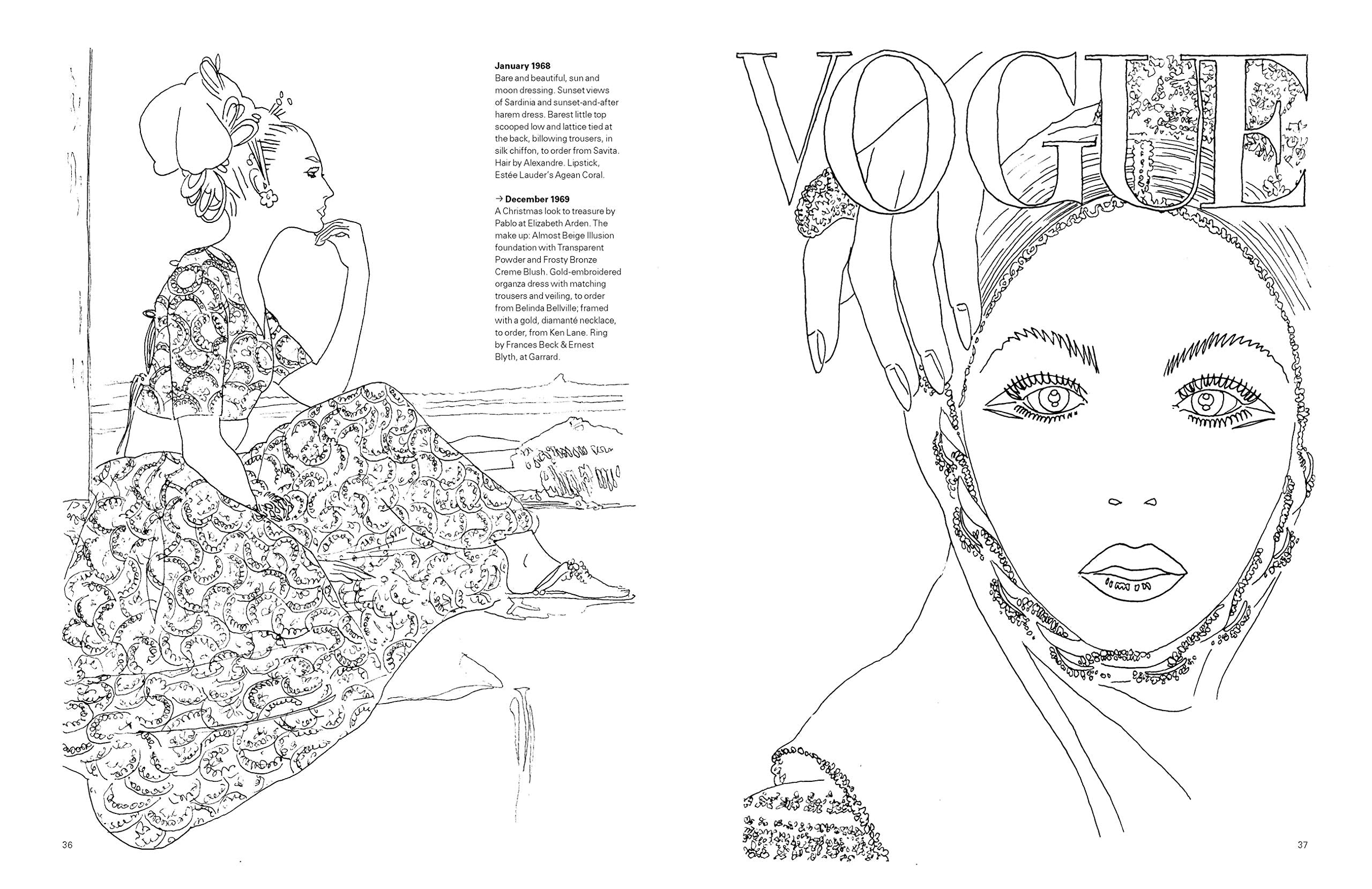 Vogue Goes Pop: Coloring Book,New