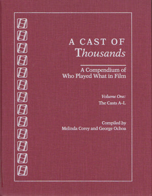 A Cast Of Thousands: A Compendium Of Who Played What In Film (3 Vol.),Used