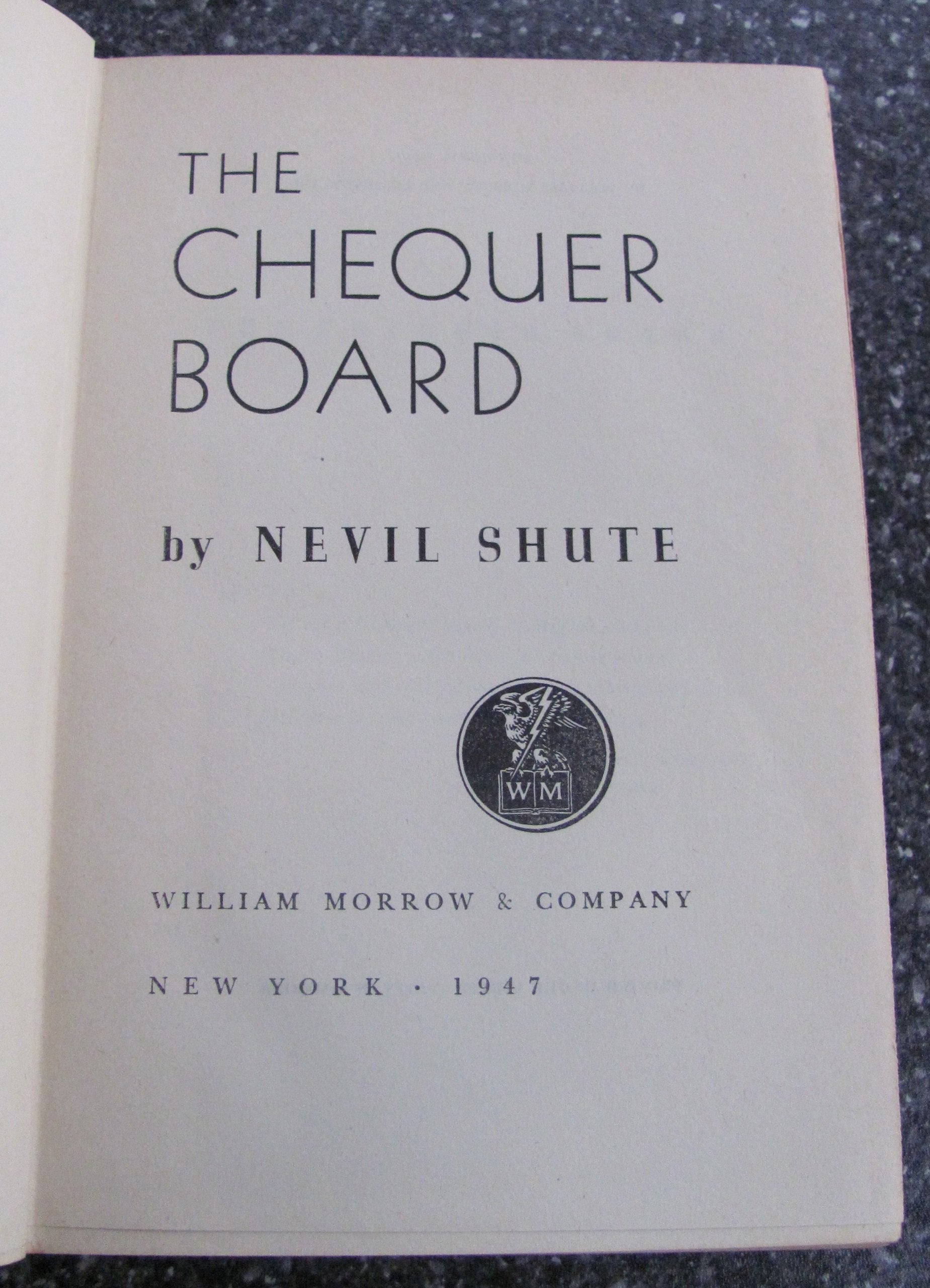 The Chequer Board,Used