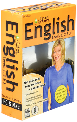 Instant Immersion English: Levels 1, 2 & 3,New
