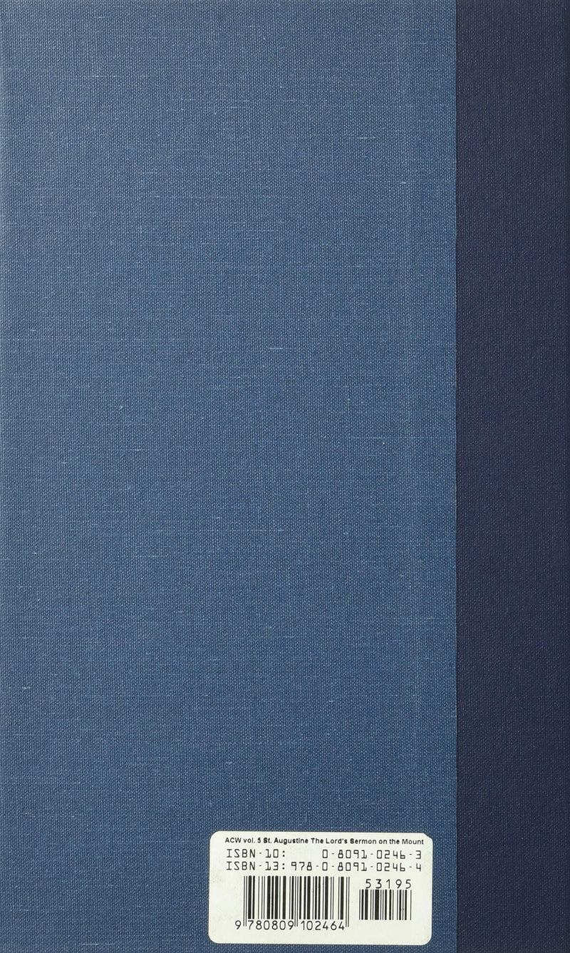 05. St. Augustine: The Lord'S Sermon On The Mount (Ancient Christian Writers)-used