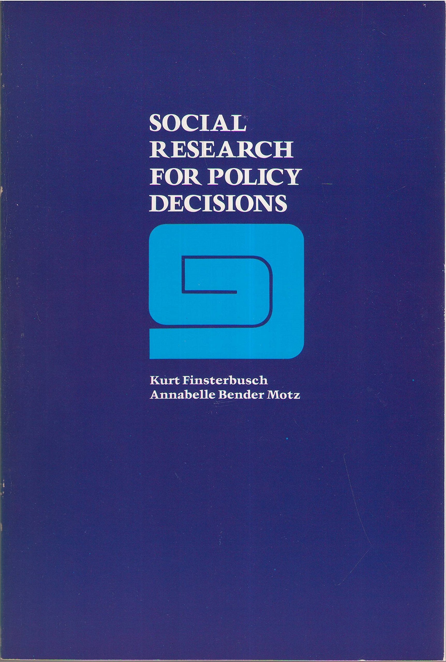 Social research for policy decisions,Used
