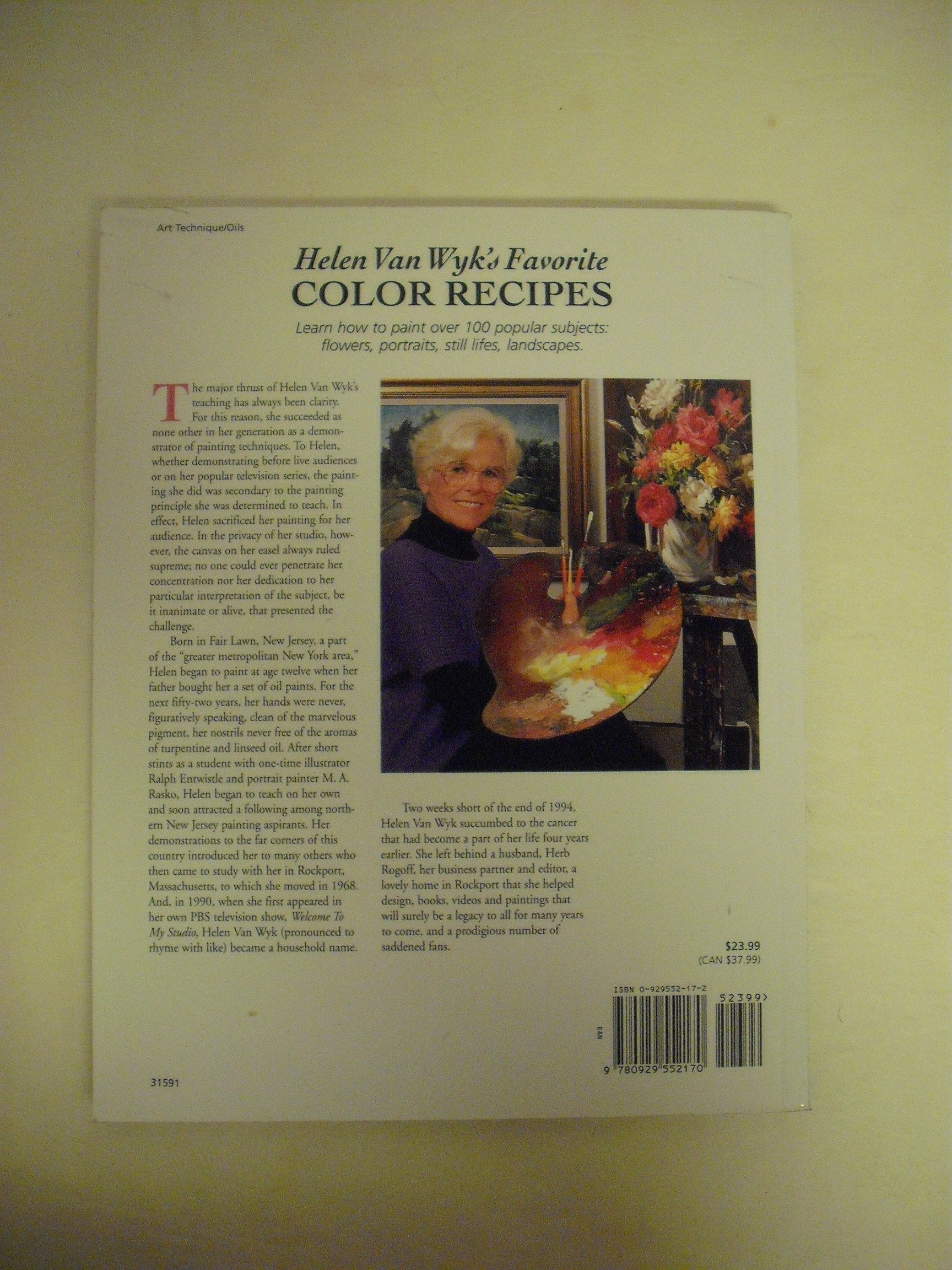 Helen Van Wyk's Favorite Color Recipes,Used