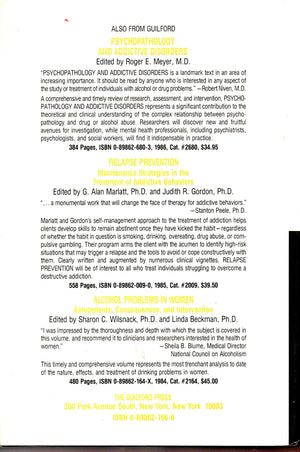 Psychological Theories of Drinking and Alcoholism,Used