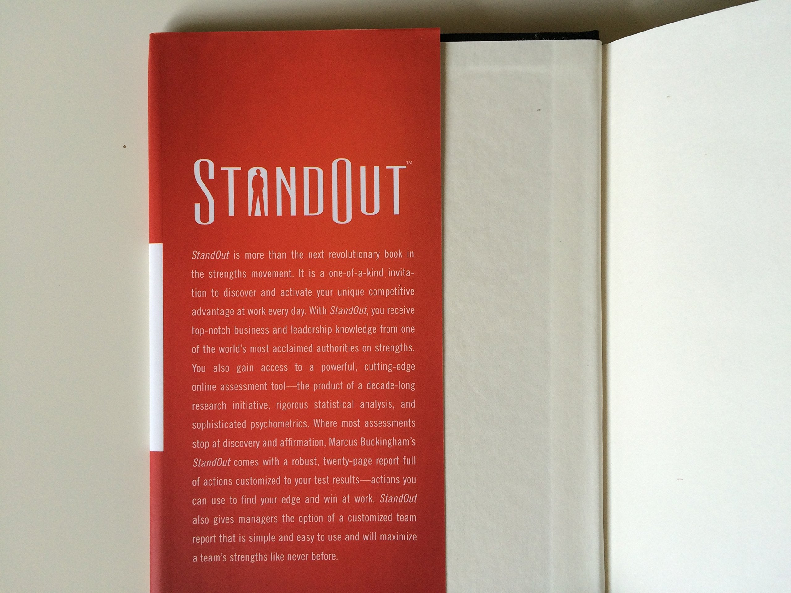 StandOut: The Groundbreaking New Strengths Assessment from the Leader of the Strengths Revolution,New