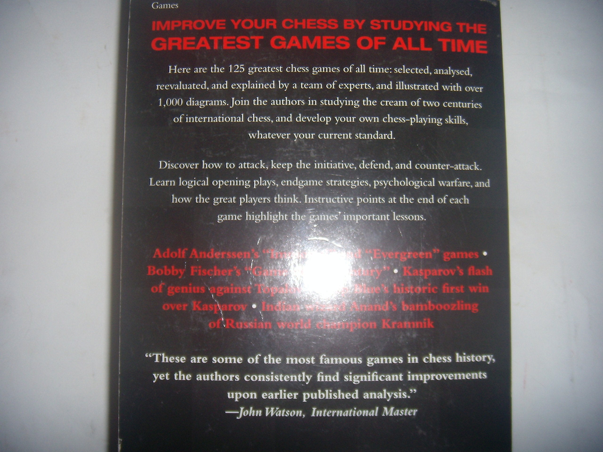 The Mammoth Book of the World's Greatest Chess Games,Used