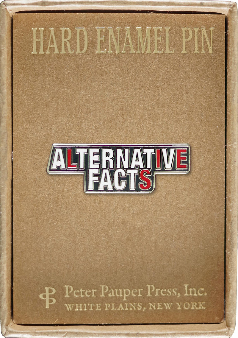 Alternative Facts  Hard Enamel Pin (Cloisonne Pin),Used