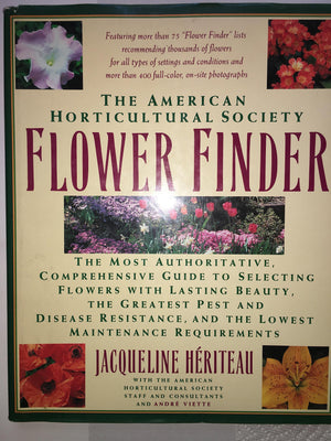 The American Horticultural Society Flower Finder,Used