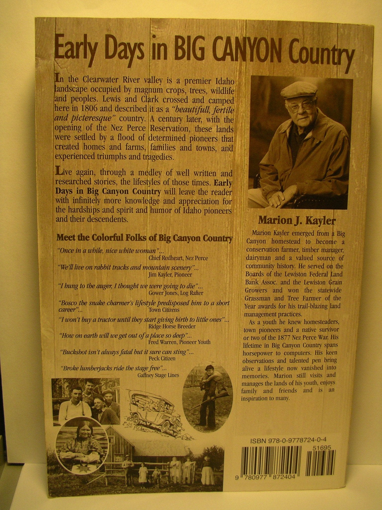 Early Days In Big Canyon Country