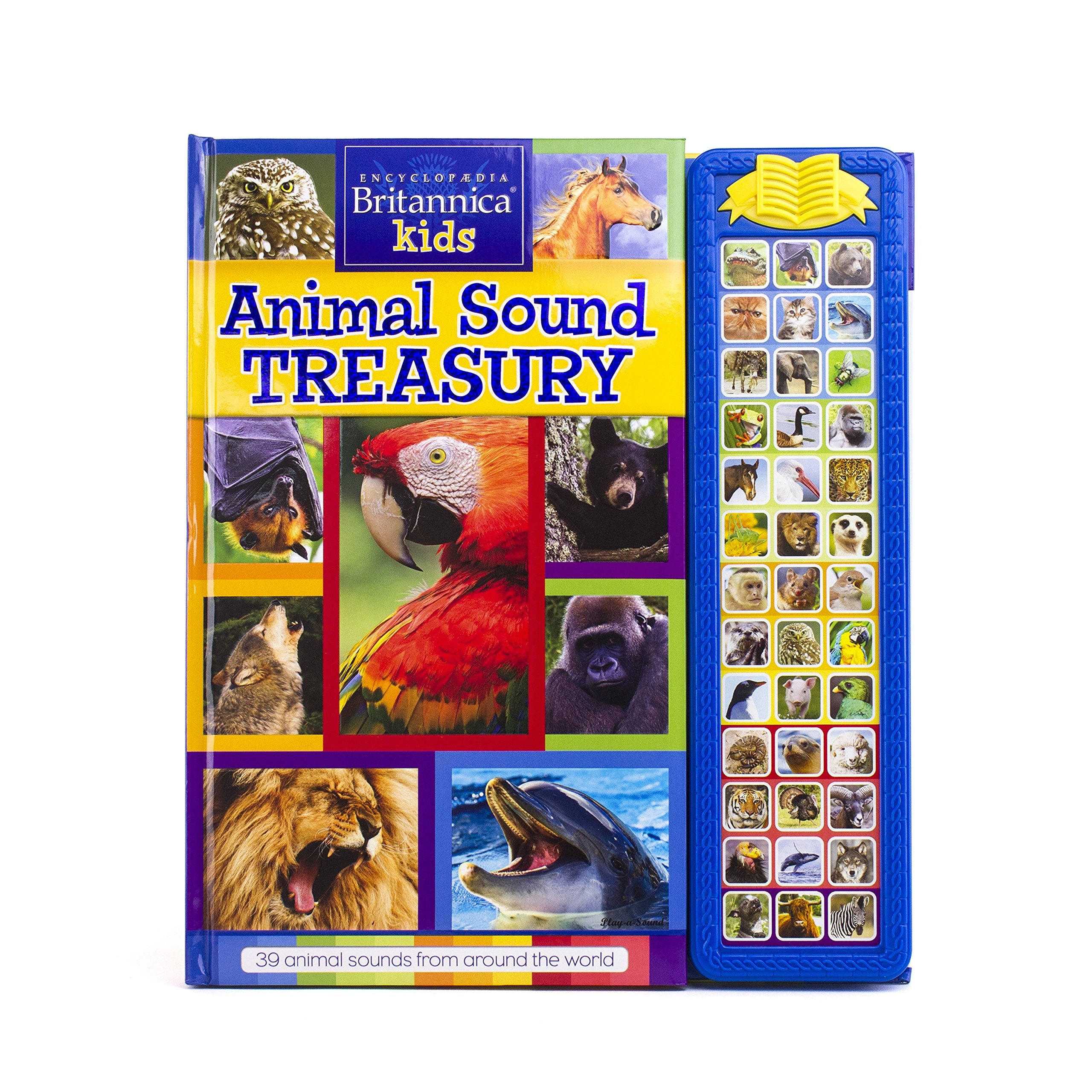 Encyclopedia Britannica Kids  Animal Sound Treasury Book  Pi Kids,Used