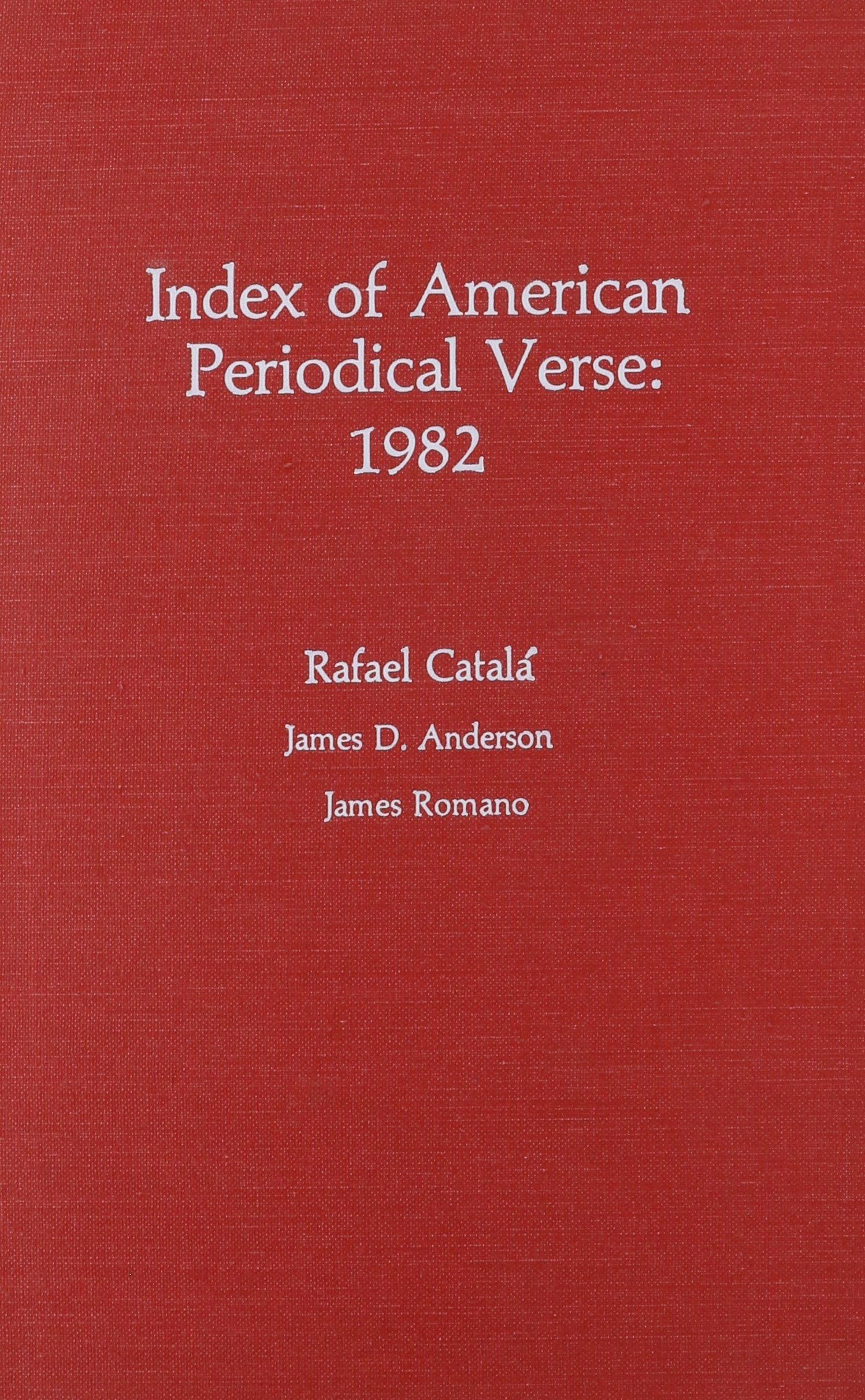 Index Of American Periodical Verse,New