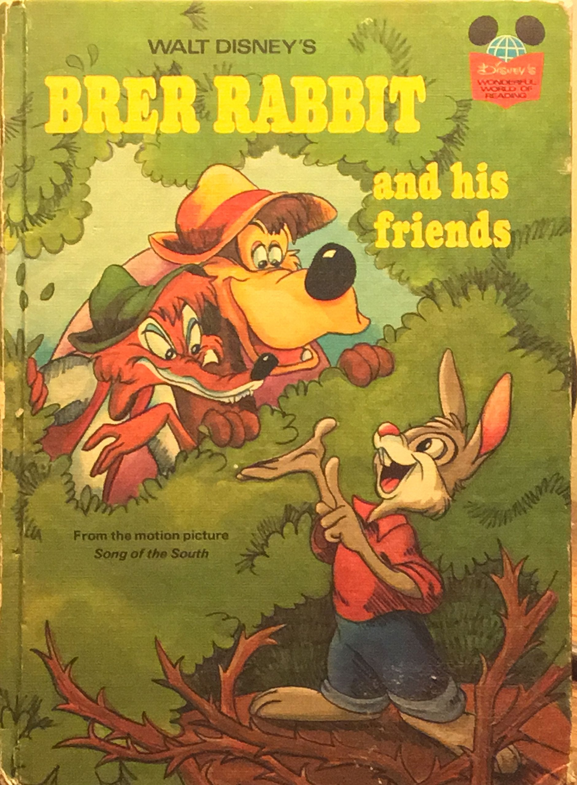 Walt Disney's BRER RABBIT and HIS FRIENDS (Disney's Wonderful World of Reading, No. 13) From the Motion Picture Song of the Sout,Used