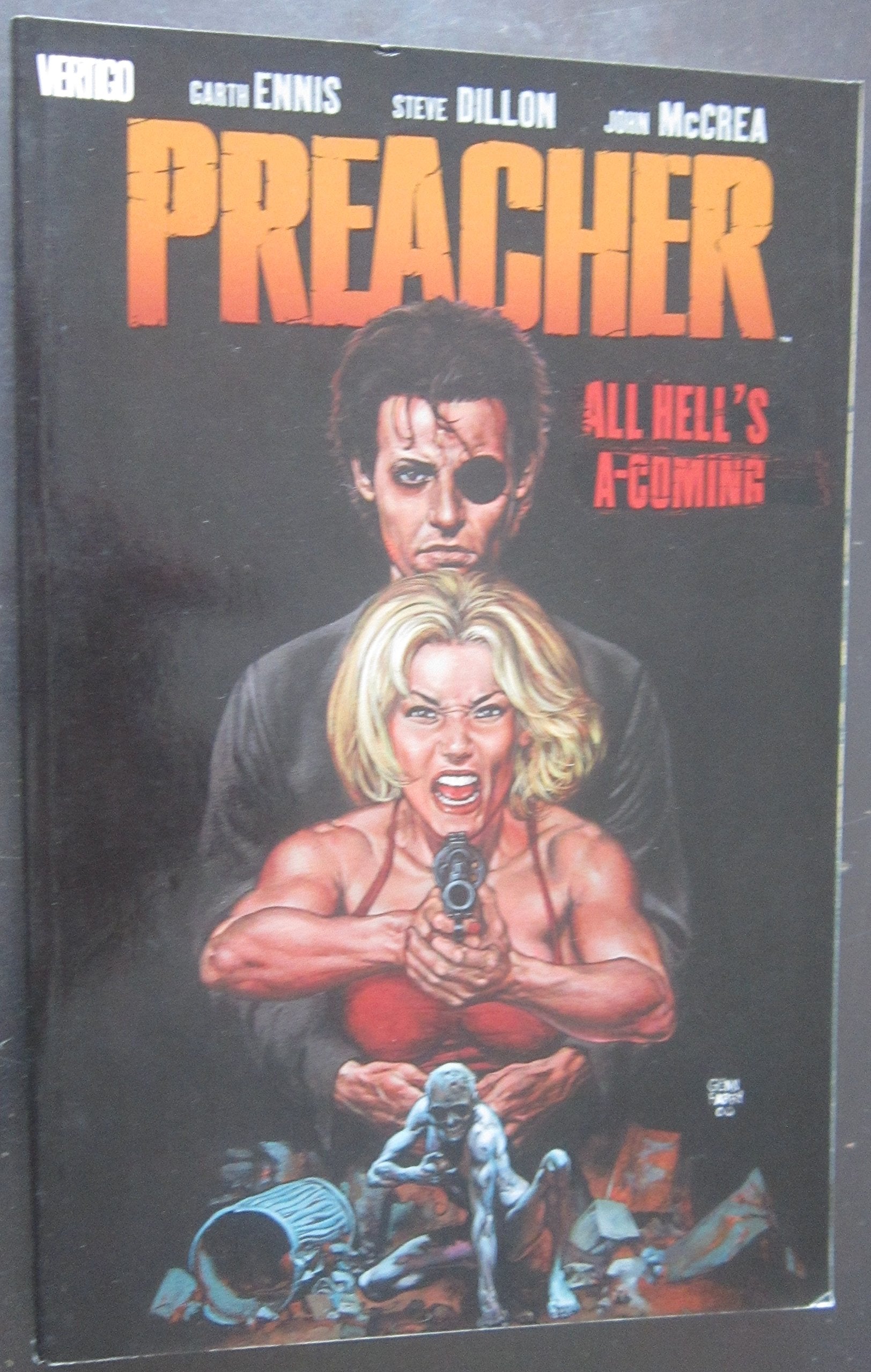 Preacher VOL 08: All Hell's AComing (Dc Comics Vertigo, Book 8),Used