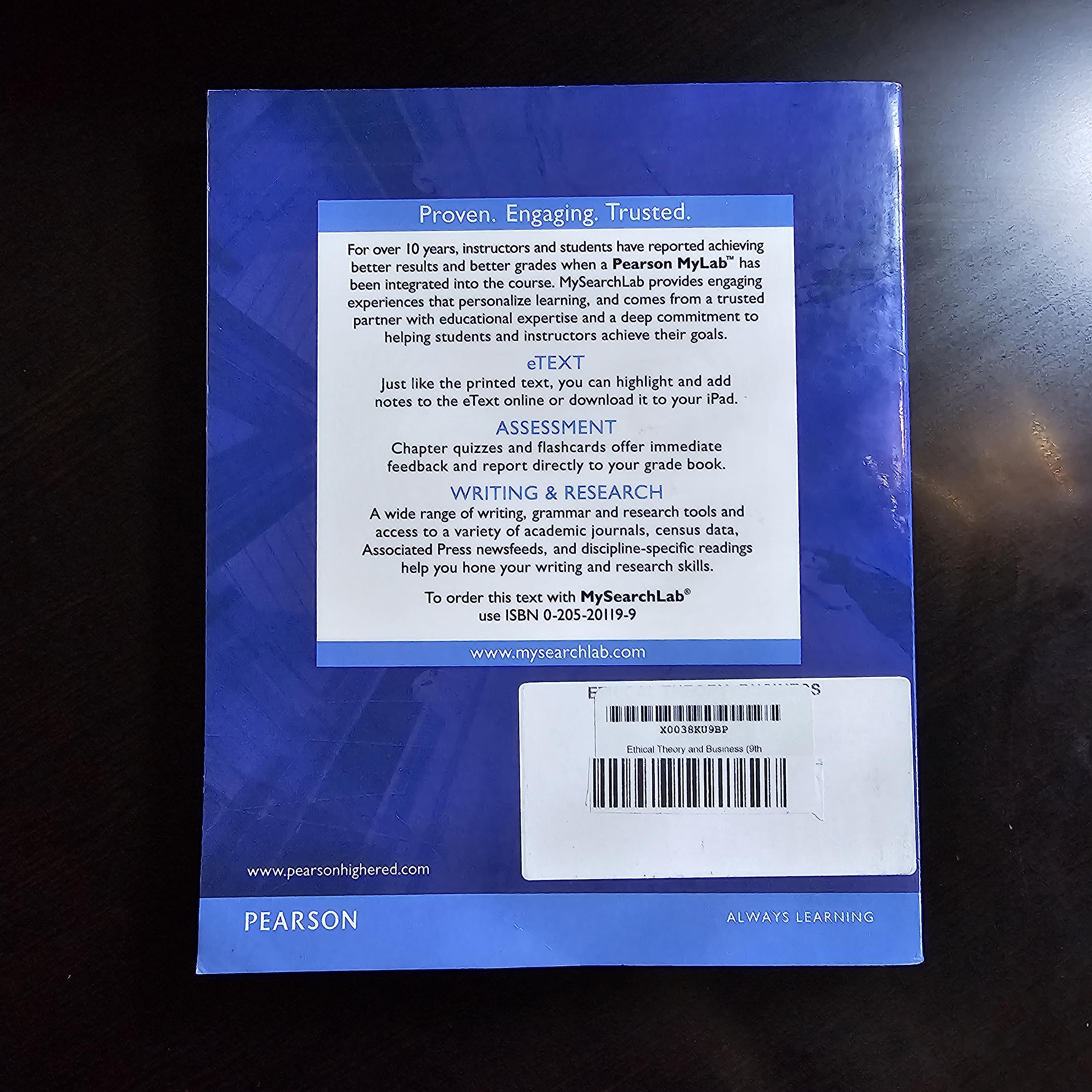 Ethical Theory And Business (9Th Edition),New