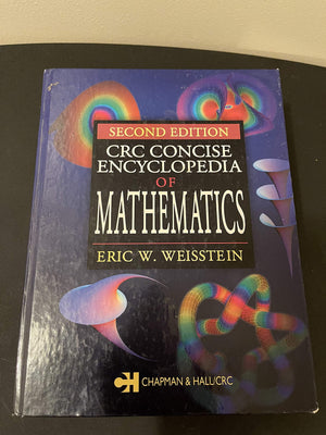 CRC Concise Encyclopedia of Mathematics, Second Edition,Used