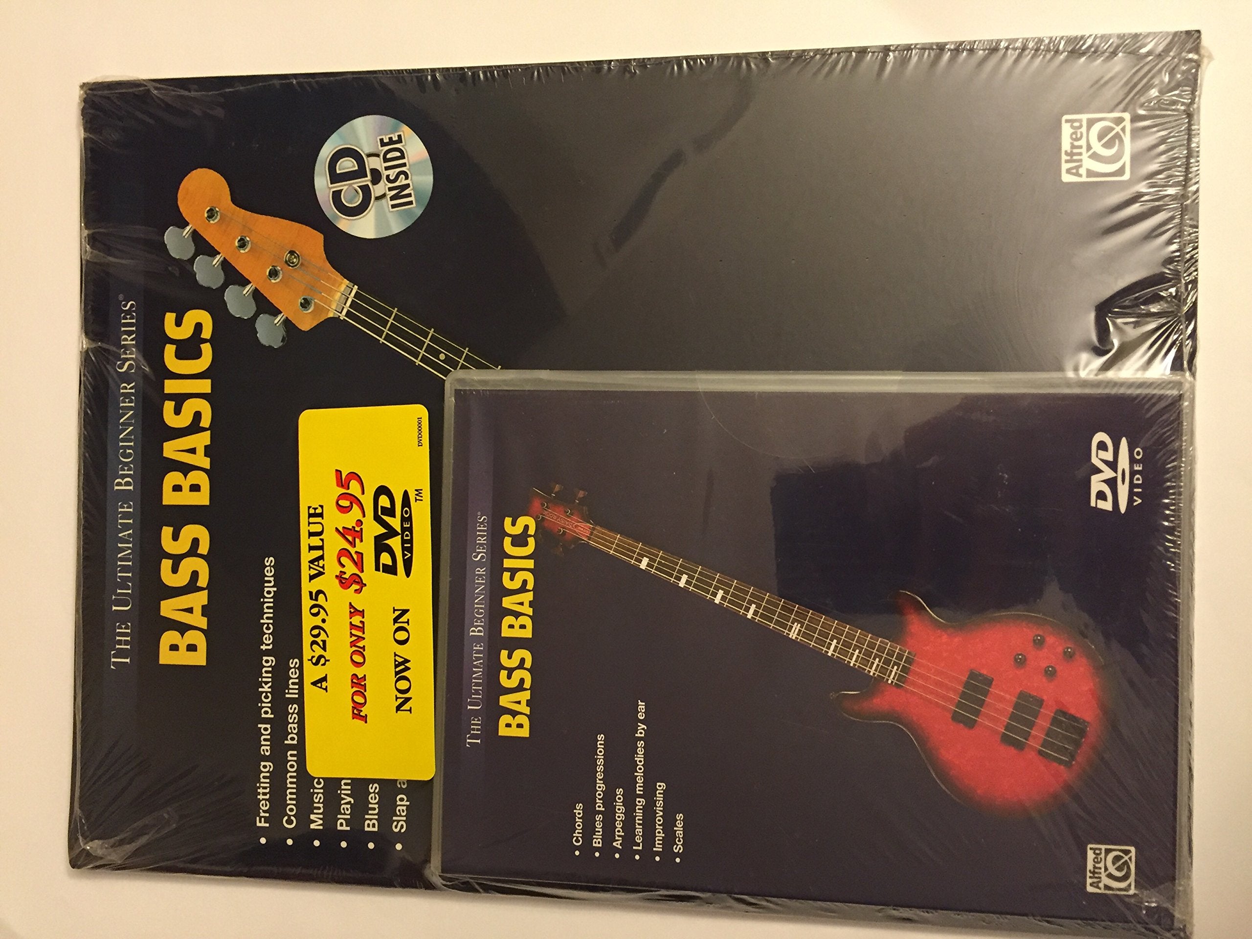 Ultimate Beginner Bass Basics Mega Pak: Book, CD & DVD (The Ultimate Beginner Series),Used