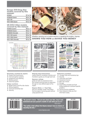 Yamaha XVS650 & 1100 Drag Star/VStar (97  11) Haynes Repair Manual (Paperback),Used