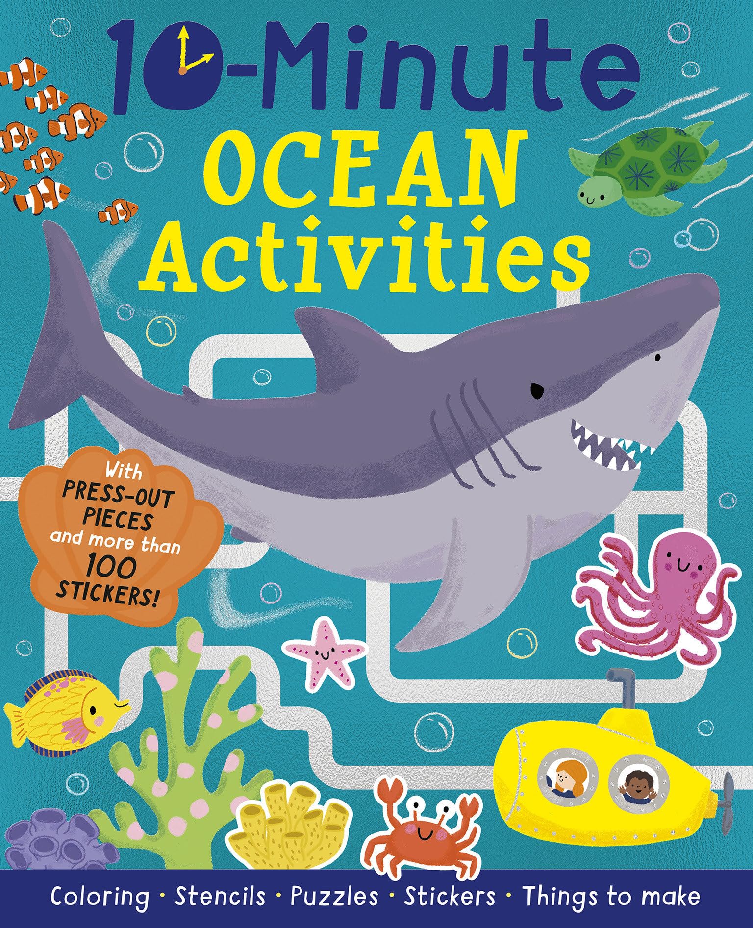 10Minute Ocean Activities: With PressOut Pieces And More Than 100 Stickers! (10Minute Activities)
