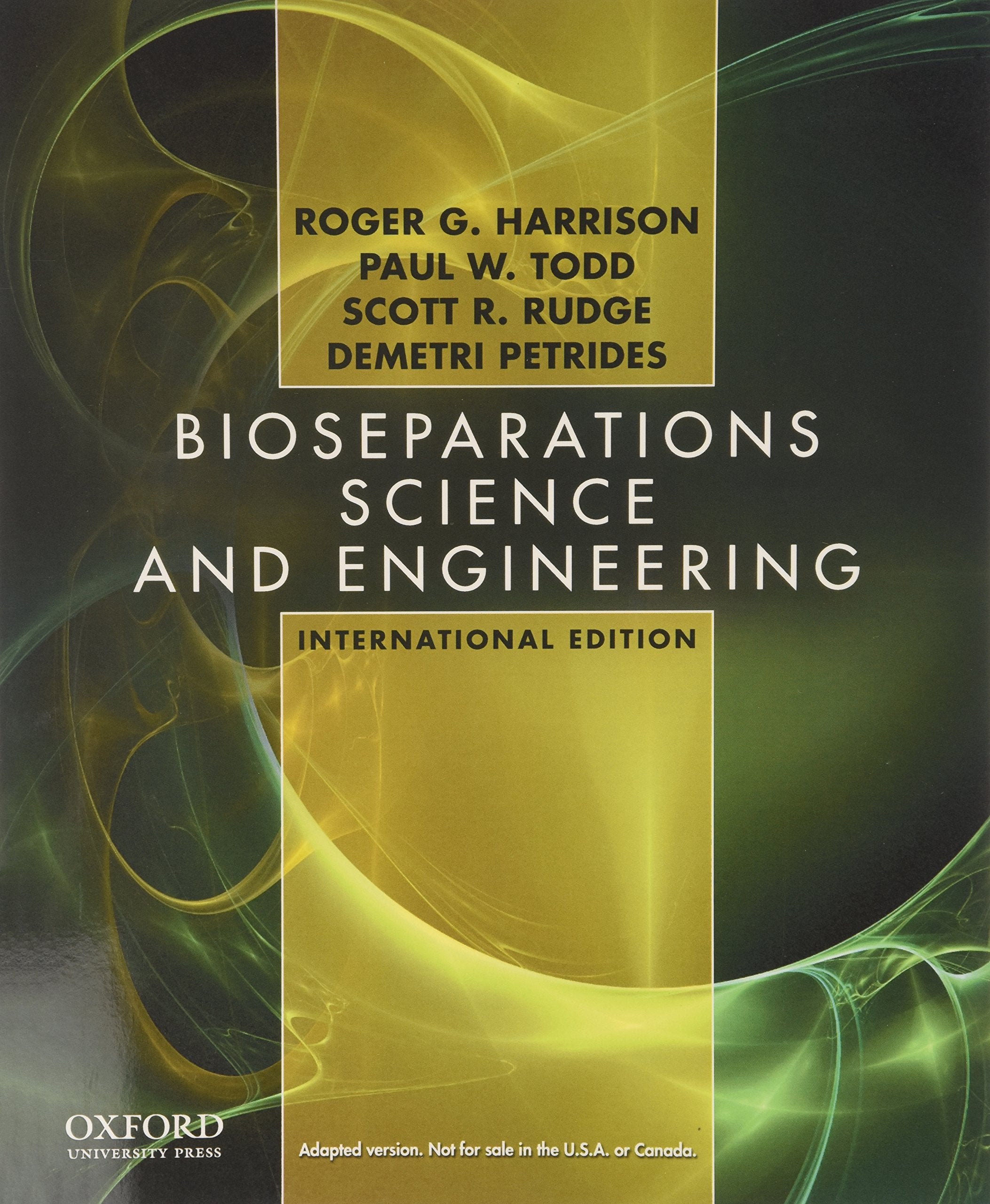 Bioseparations Science and Engineering,New