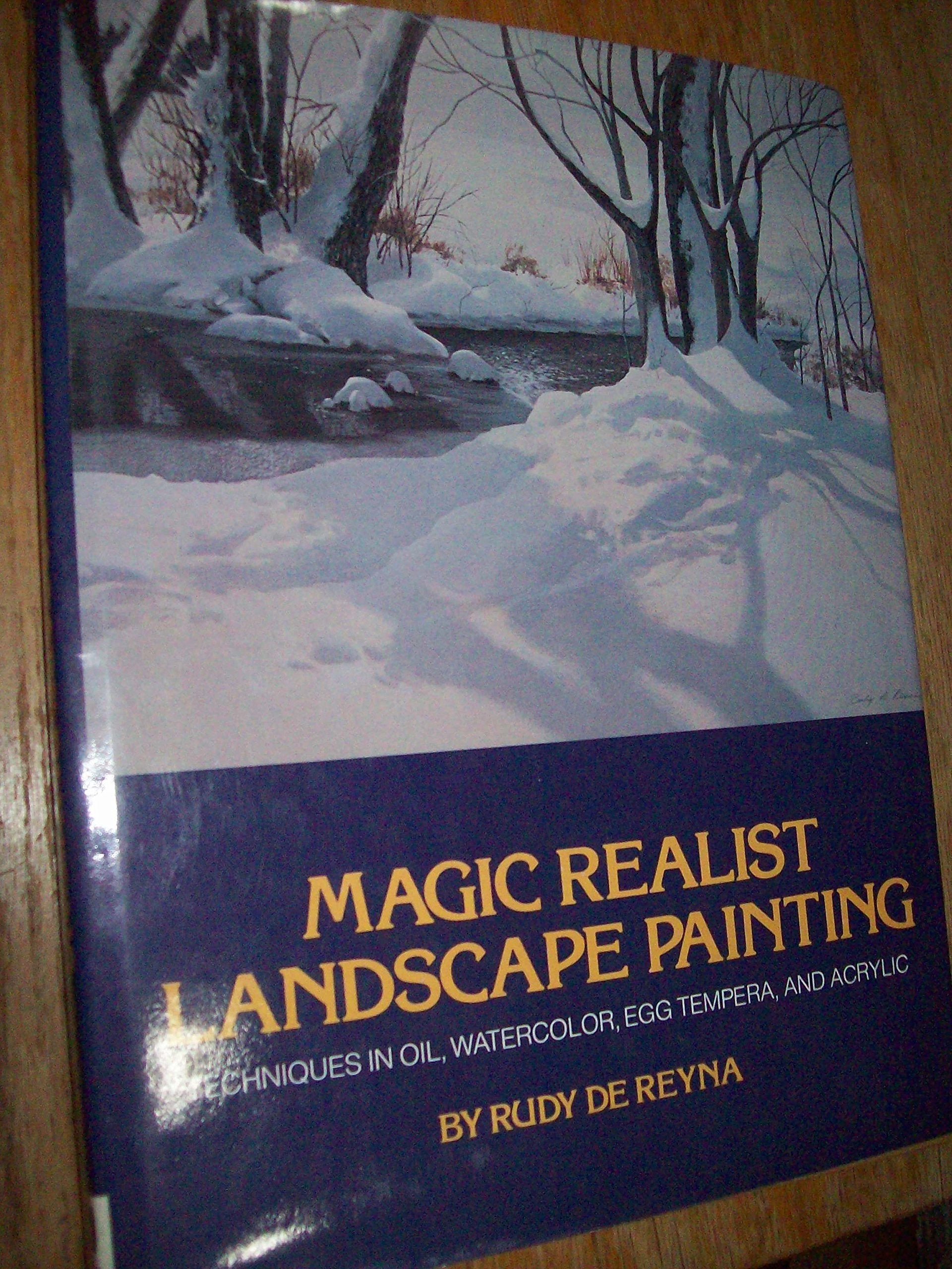Magic Realist Landscape Painting,Used