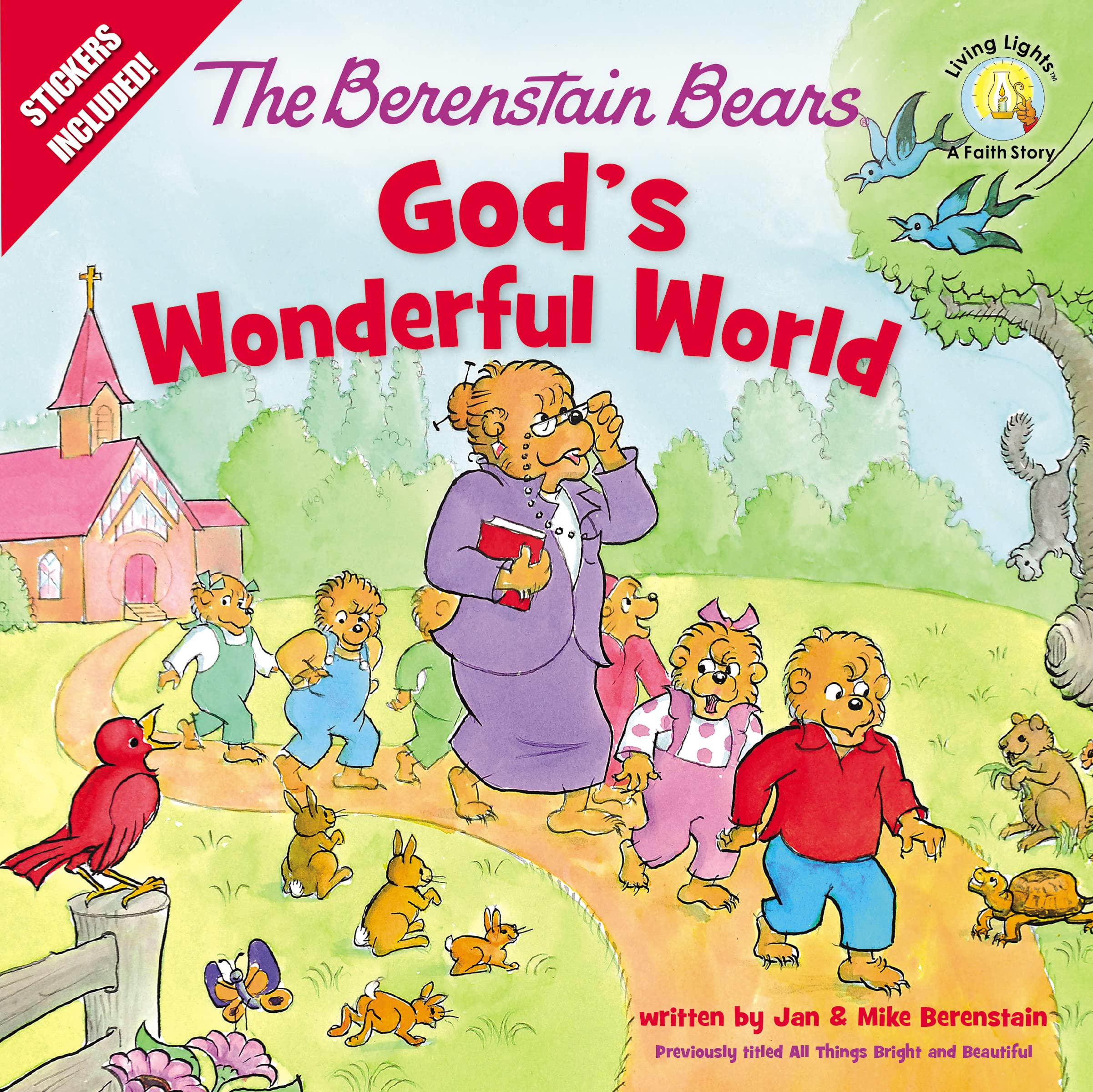 The Berenstain Bears God's Wonderful World (Berenstain Bears/Living Lights: A Faith Story),Used