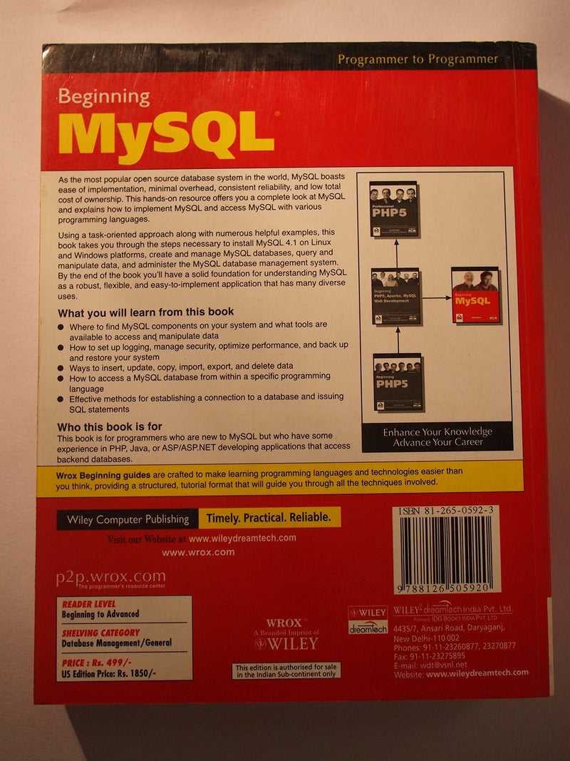 Beginning Mysql,New