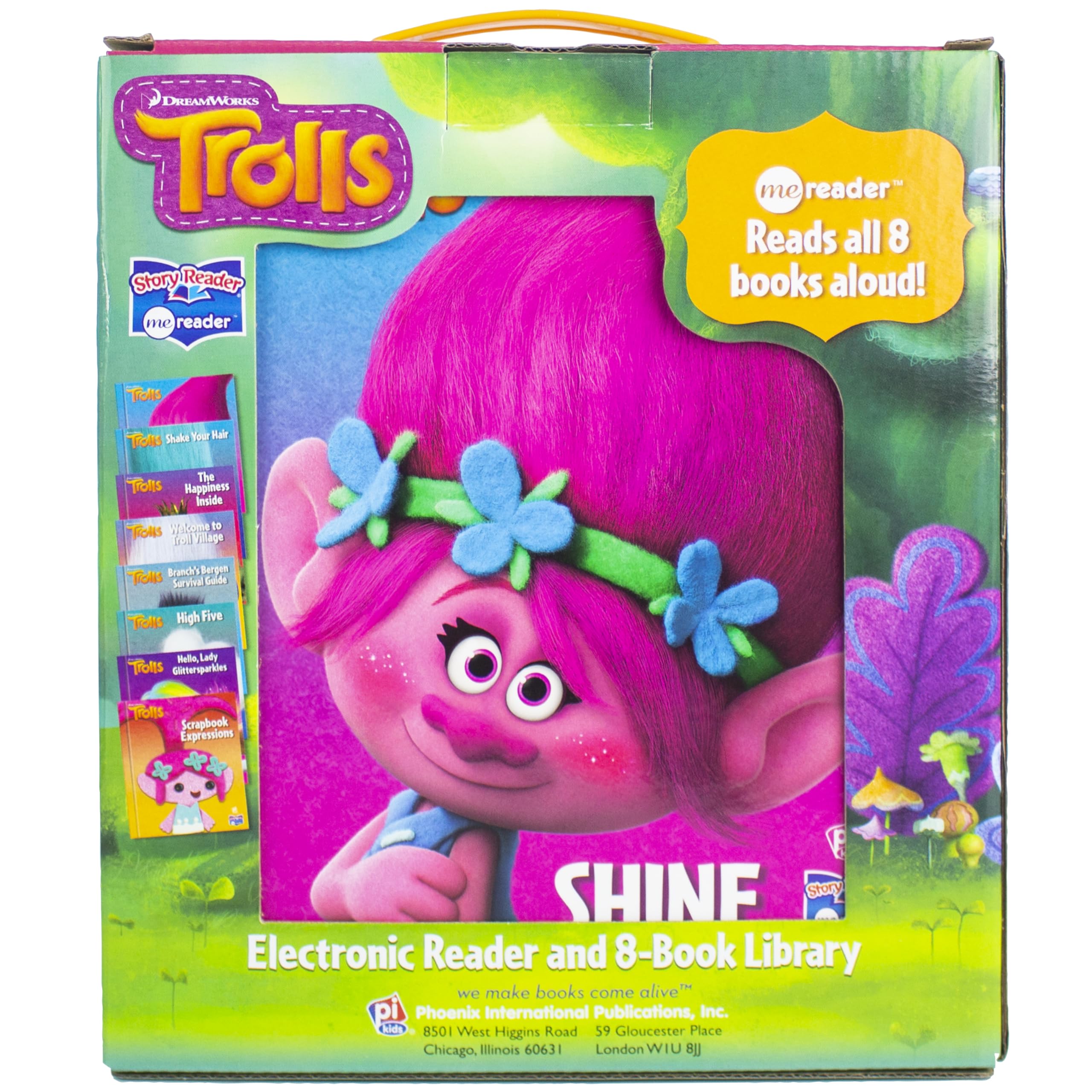 Dreamworks Trolls  Me Reader Electronic Reader 8 Book Library Box Set  Pi Kids