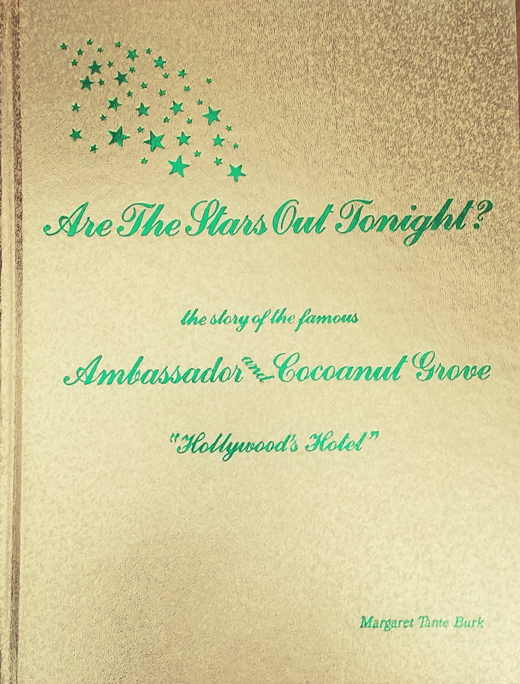 Are The Stars Out Tonight?: The Story Of The Famous Ambassador And Cocoanut Grove,Used