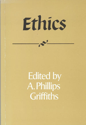 Ethics (Royal Institute of Philosophy Supplements, Series Number 35),Used