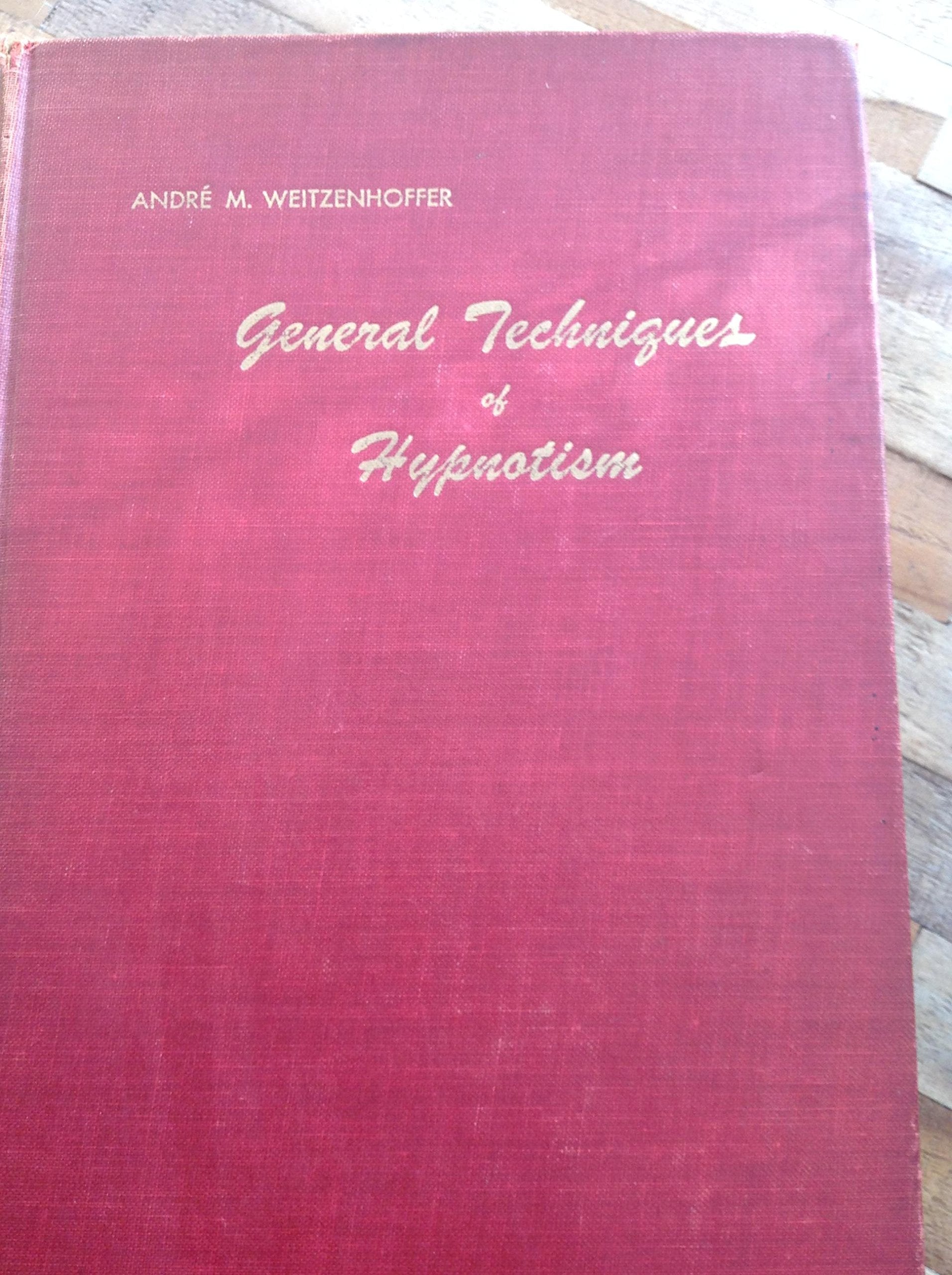 General Techniques of Hypnotism,Used