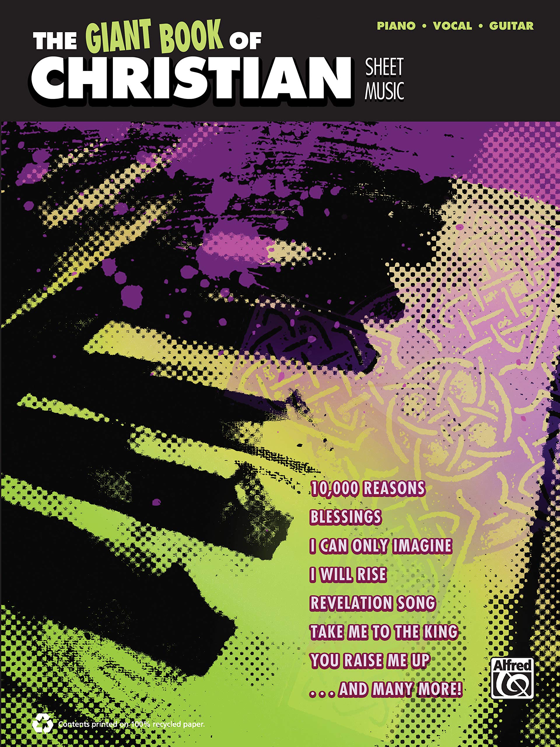 The Giant Book Of Christian Sheet Music: Piano/Vocal/Guitar (The Giant Book Of Sheet Music)-used