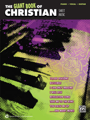 The Giant Book Of Christian Sheet Music: Piano/Vocal/Guitar (The Giant Book Of Sheet Music)-used